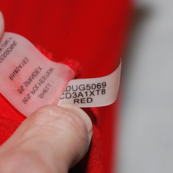 Calvin Klein Womens Size 6 Cocktail Red Dress Party Wedding Christmas Holiday - Picture 5 of 6